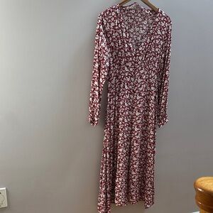 Floral Long Sleeve Dress